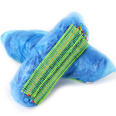 套一次性脚套家用室内防水塑料鞋 全自动鞋 套机鞋 袋专用加厚不织布