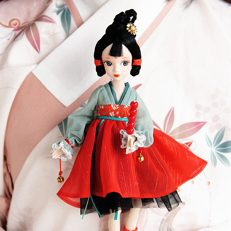 可儿糖葫芦古风换装娃娃生日礼物