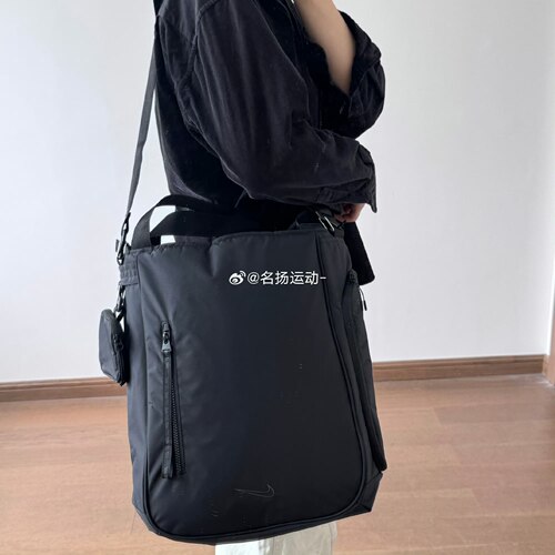 Nike耐克男女运动包斜挎包拎包便携收纳休闲单肩包 FZ6130-011