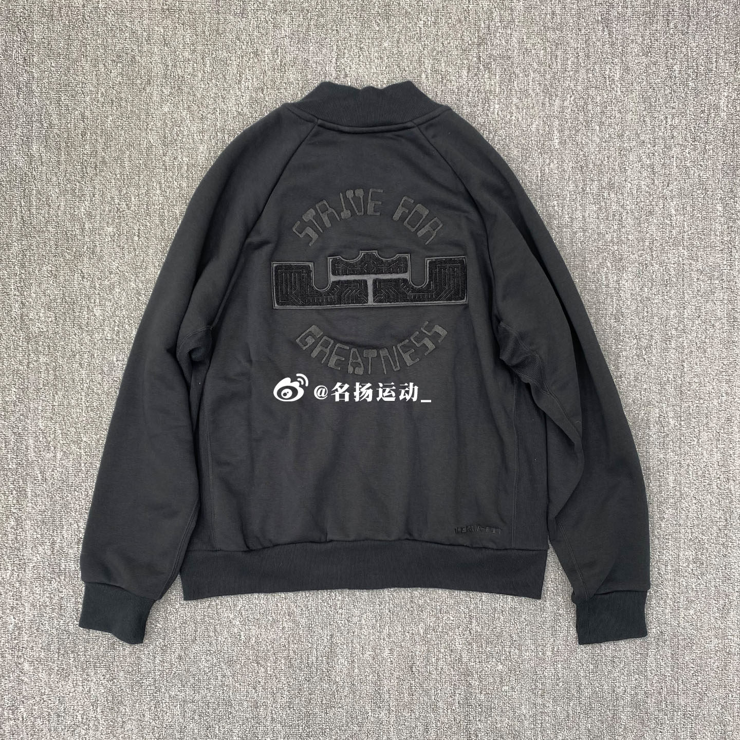 Nike春秋男款詹姆斯篮球运动加绒夹克休闲训练透气外套FZ1035-010