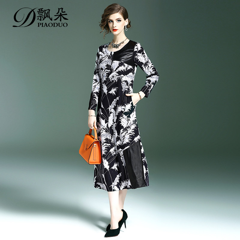 春装连衣裙女长袖2024新款夏装时尚女装韩版修身显瘦气质季裙子