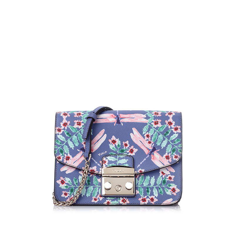 FURLA/ܽÀ2018пîÓ¡»¨Ê±ÉÐŮʿţƤµ¥¼çб¿æ°üС·½°üBNF8H95