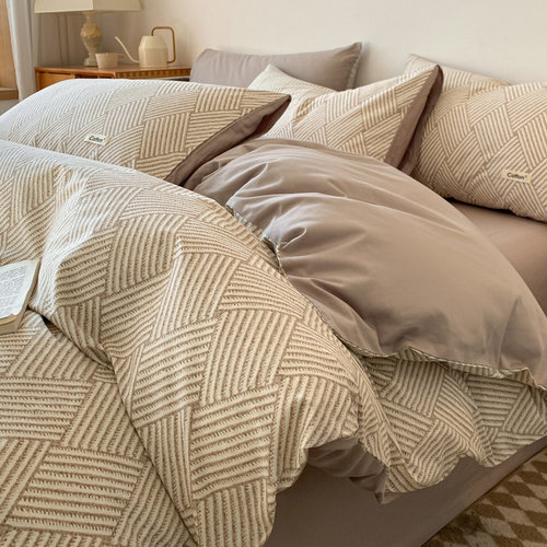 4件套简约保暖百分百棉不起球