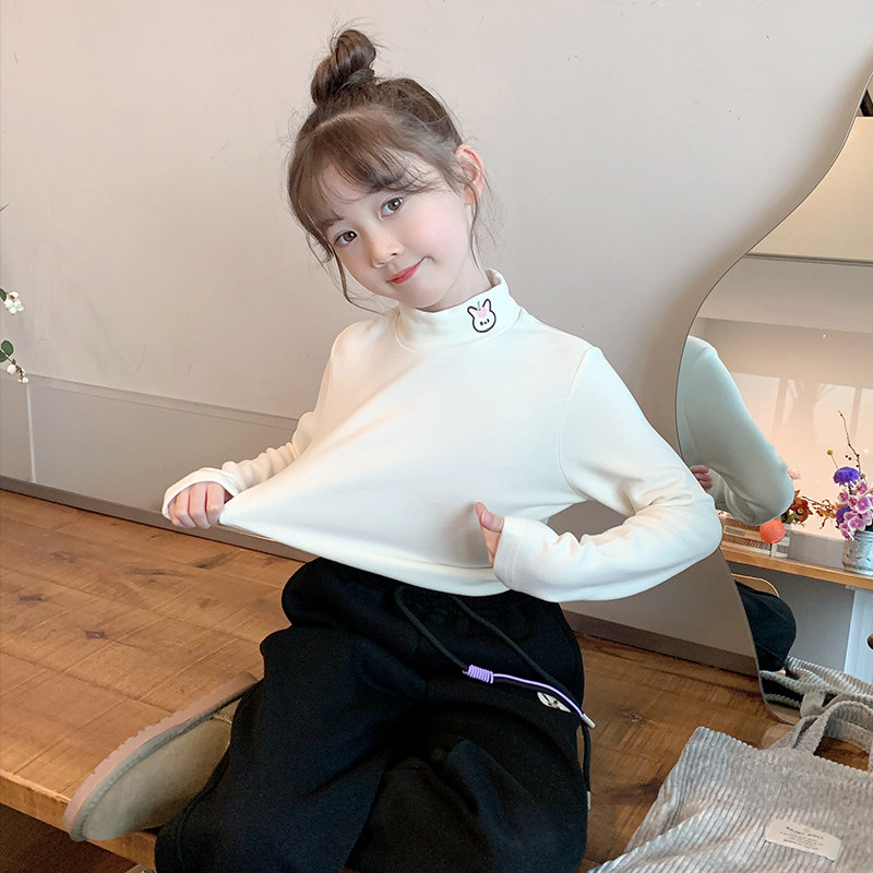 鱼儿妈 女童德绒打底衫秋冬新款长袖上衣大童加厚秋衣儿童打底衣,童装/婴儿装/亲子装,T恤,淘宝优惠券,粉丝福利购,淘宝优惠卷