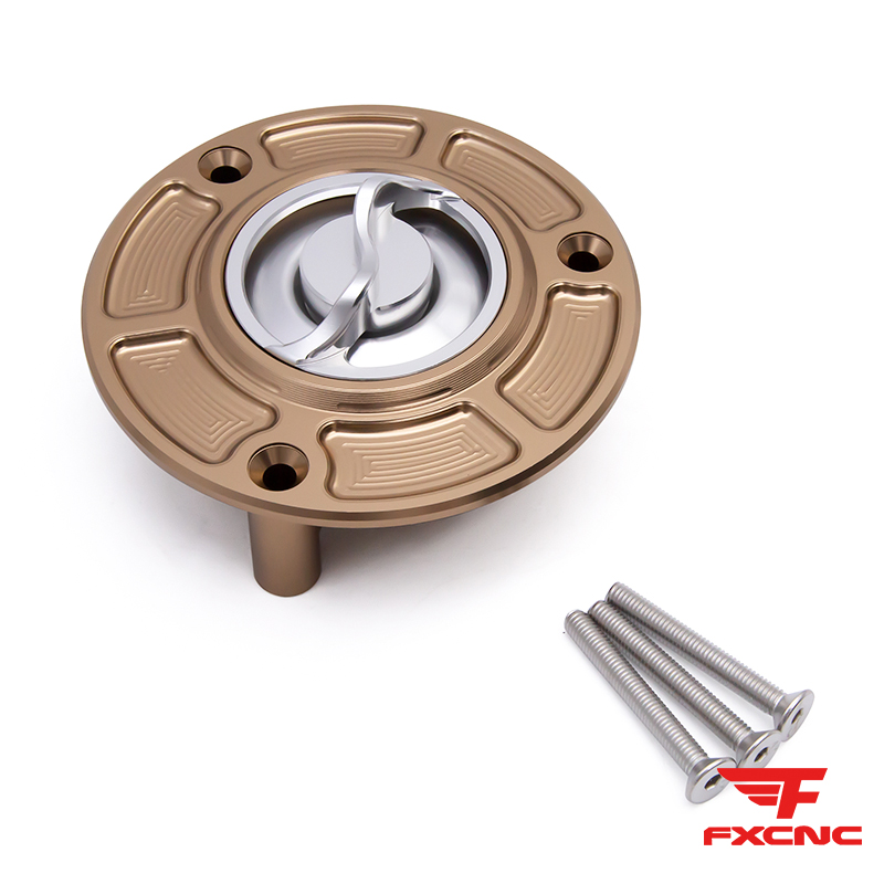 适用春风XO狒狒 赛车手 冒险家 改装无钥快拆油箱盖 铝合金装饰盖