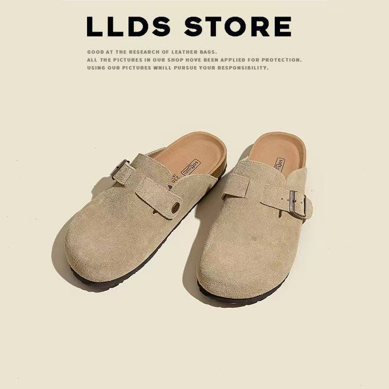 Zhao Lusi Style Cork Birkenstock Shoes for Women 2025 New Summer Versatile Outdoor Fishing Birkenstock Slip-On Clogs