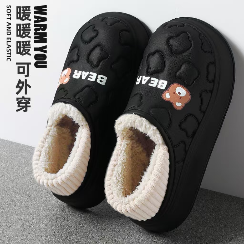 棉拖鞋男款冬季新款居家防滑