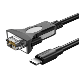 Type-c转rs232com串口线九针9针Typec串口转换器公对公db9接头笔记本电脑连接打印机扫描仪串口数据线1/2/3米