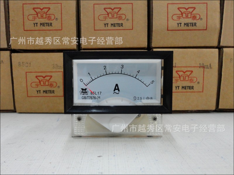 上海宇泰 指针式交流电流表 85L17-A 40*70