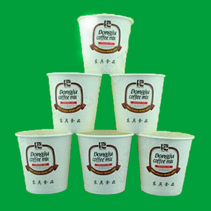 东具咖啡机用1箱2000只6.5/7盎司一次性冷热果汁奶茶纸杯加厚包邮