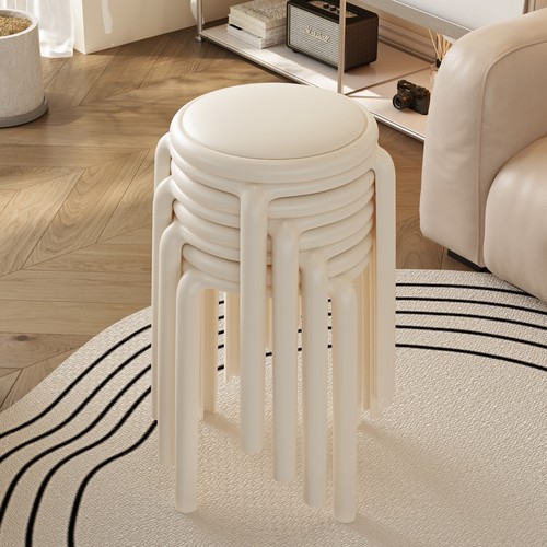 北笙塑料凳子舒服皮革座面