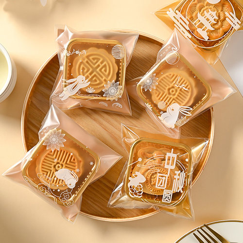 广式自粘袋月饼包装袋封口袋糕点