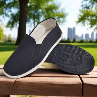 3520布鞋 男防滑耐磨春秋老北京单棉工作开车休闲一脚蹬工作劳保鞋