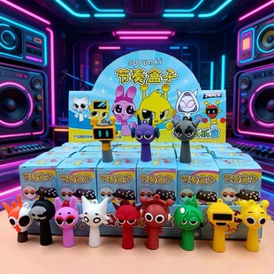 24盒Sprunki节奏盒子音乐盲盒洞洞乐小学生奖品礼品儿童玩具女孩