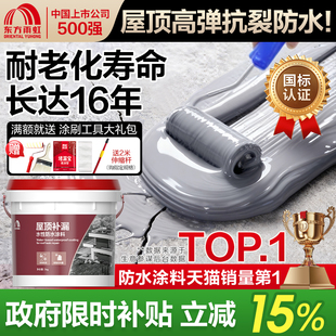 东方雨虹防水胶补漏材料屋顶涂料防漏堵漏王房顶沥青防水漏水楼面