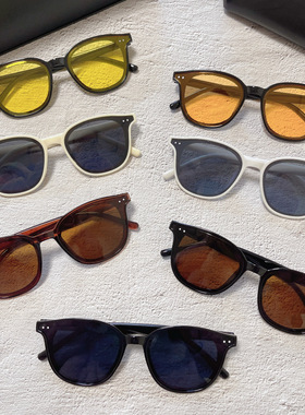 新款gm墨镜女小框太阳镜男小脸防晒网红同款时尚防紫外线眼镜