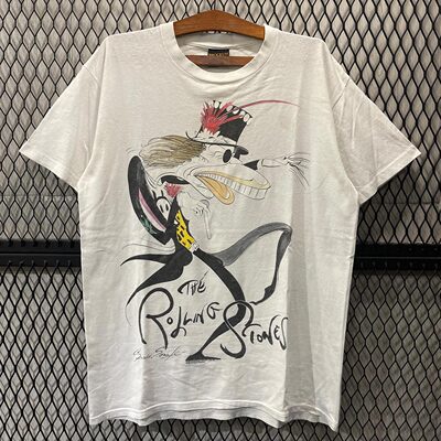 美式复古滚石乐队宽松短袖T恤