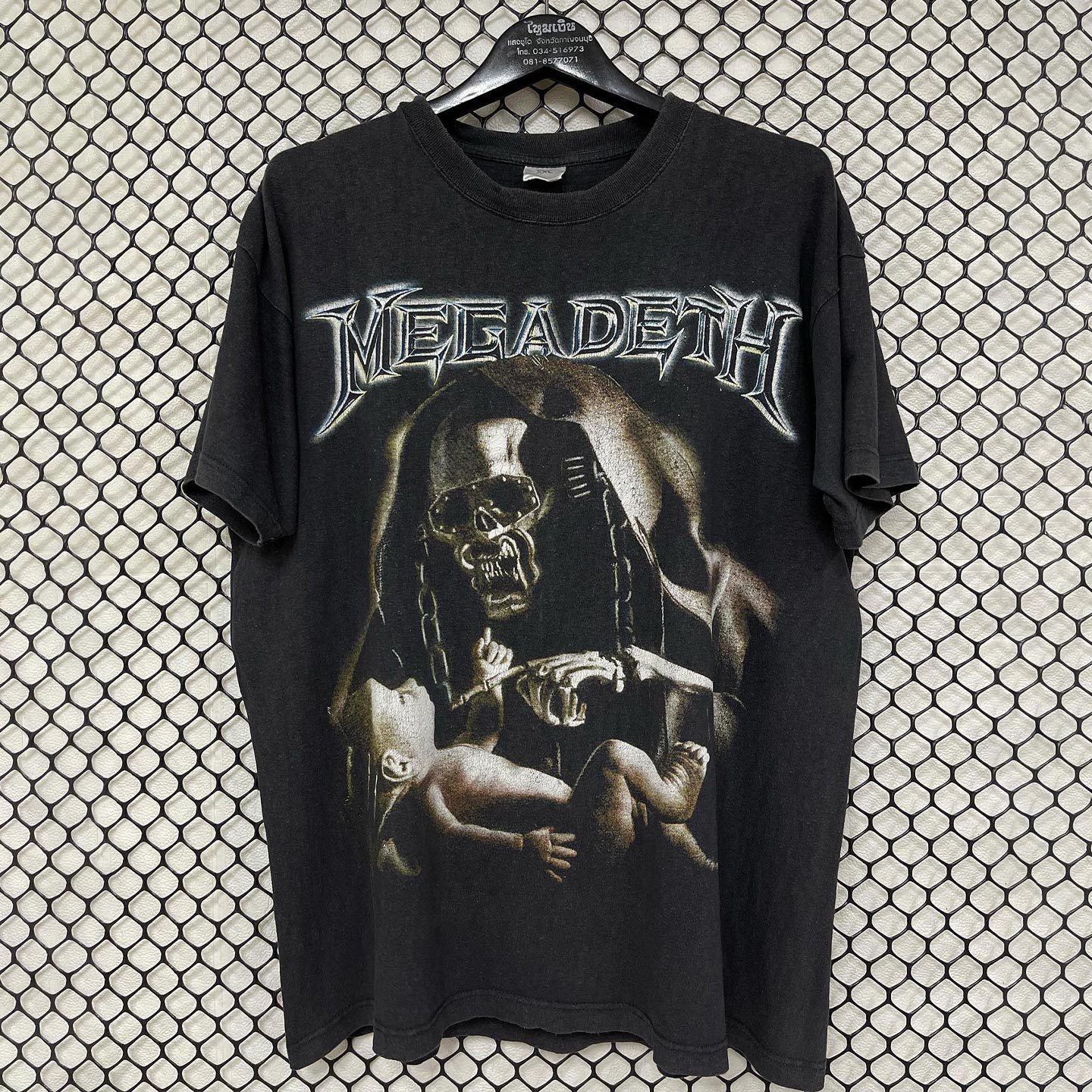 Megadeth美式复古VTG高街短袖t恤