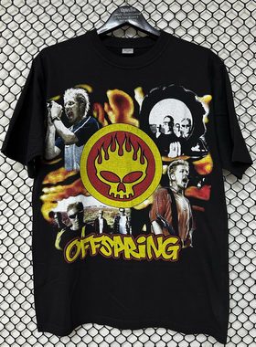the Offspring后裔乐队流行朋克摇滚美式复古vibe高街潮牌短袖t恤