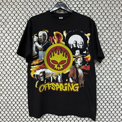 后裔乐队朋克摇滚美式复古T恤