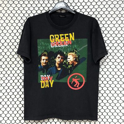 绿日乐队朋克摇滚美式复古T恤棉