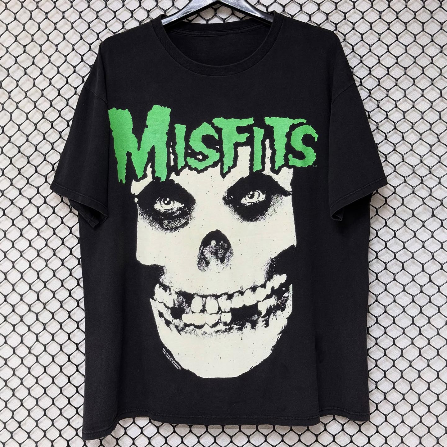 Misfits乐队硬核朋克骷髅头t恤