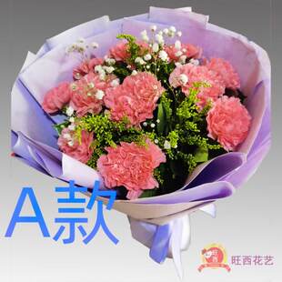 生日贺寿康乃馨湖南益阳订花店送花赫山区南县桃江县同城鲜花速递