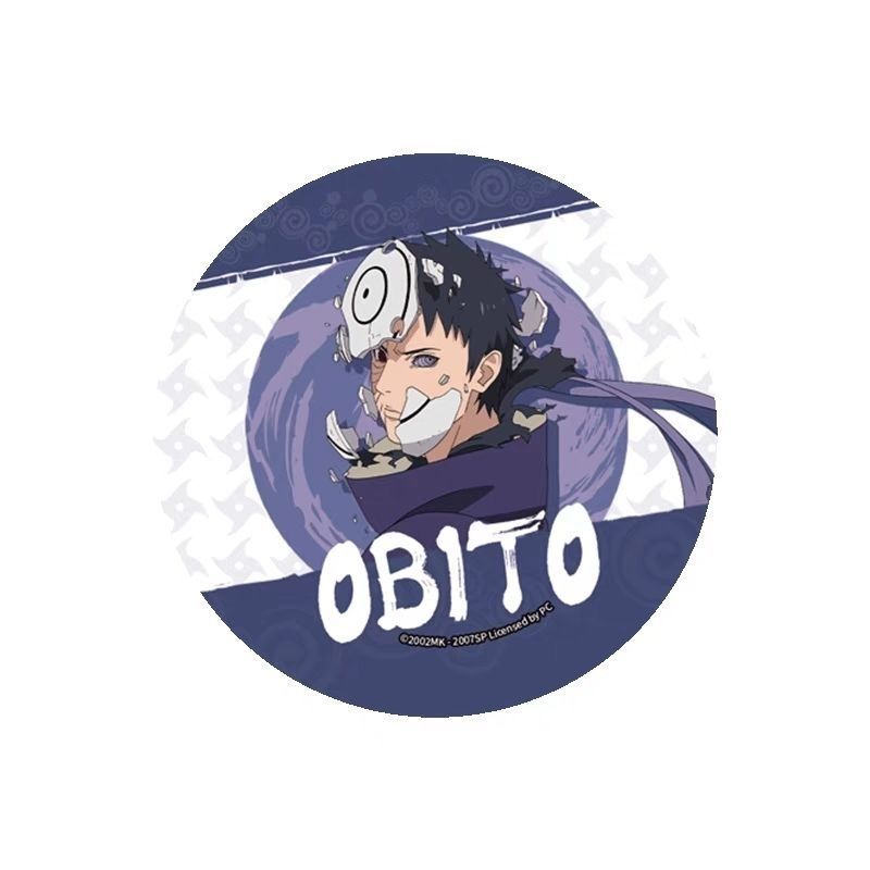 火影忍者动漫周边20周年吧唧卡卡西水门琳带土胸徽章镭射谷子自制