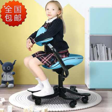 优姿伴无甲醛儿童学习椅可升降书桌椅学生椅矫姿椅脚踏坐凳电脑椅