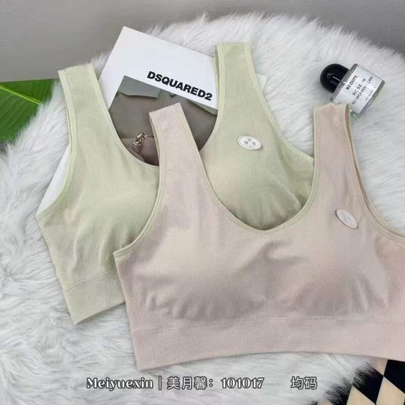美月馨101017大码固定洞洞杯胖妹妹内衣女无钢圈文胸罩美背裹胸夏图片