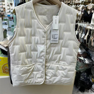 轻氧羊绒马甲女2025新款 背心内穿保暖贴身男女打底小马夹秋冬2588