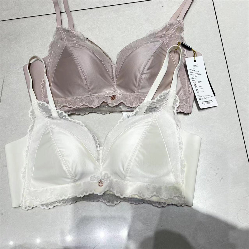 轻奢小胸内衣丰渡8011法式乳胶女聚拢性感蕾丝调整型无钢圈文胸罩