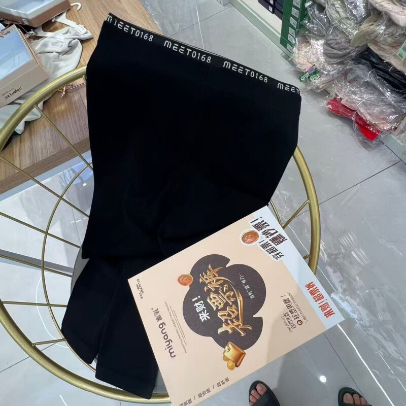 蜜氧168超票裤女秋季薄高弹柔软显瘦外穿小黑裤打底裤9208薄磨毛