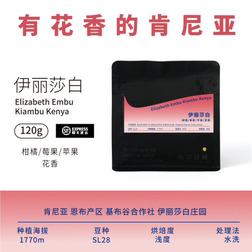 光宗豆号肯尼亚手冲咖啡豆sl28