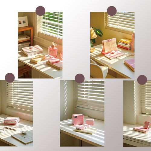 10张百叶窗下墙贴卡片墙面装饰遮丑背景墙拍照道具明信片##