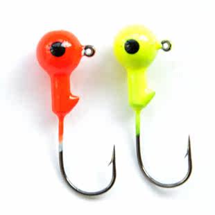 Color lead head hook lures soft lures insects hook hook accessories Lure soft bait fishing gear random colors