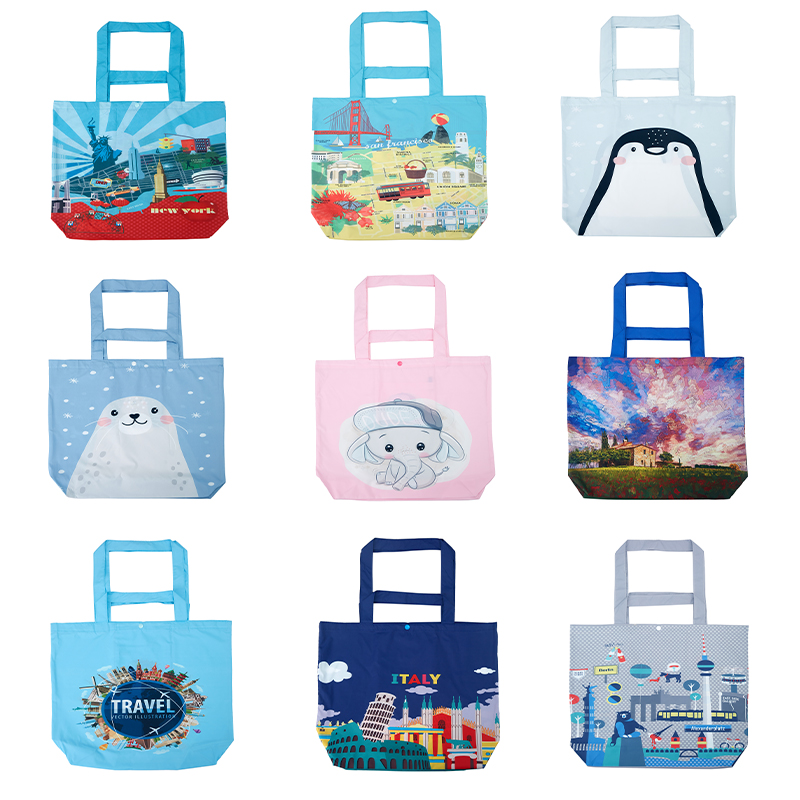 【第二件半价】购物袋环保袋防水手提袋可折叠包包便携买菜大容量