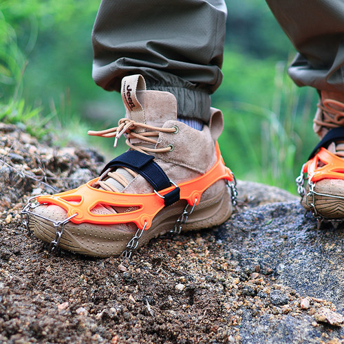 曦途户外冰爪19齿硅胶防滑