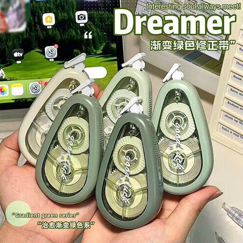 创意修正带ins高颜值日系简约涂改带大容量森系顺滑不断带改正带