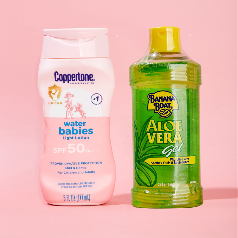 Coppertone水宝宝防晒乳SPF50儿童成人177ml清爽防水军训保湿无香