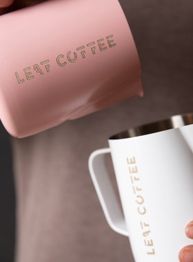 适合女生圆嘴拉花缸LEAFCOFFEE
