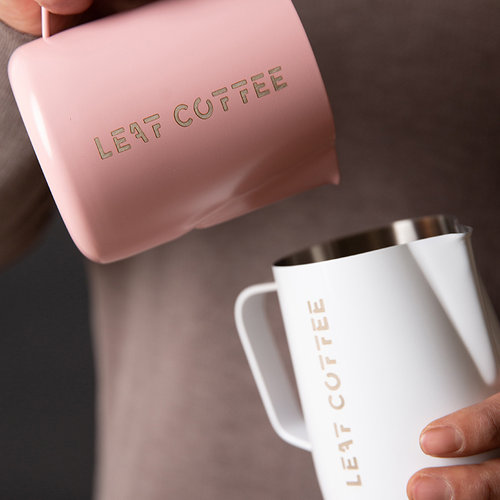 适合女生圆嘴拉花缸LEAFCOFFEE