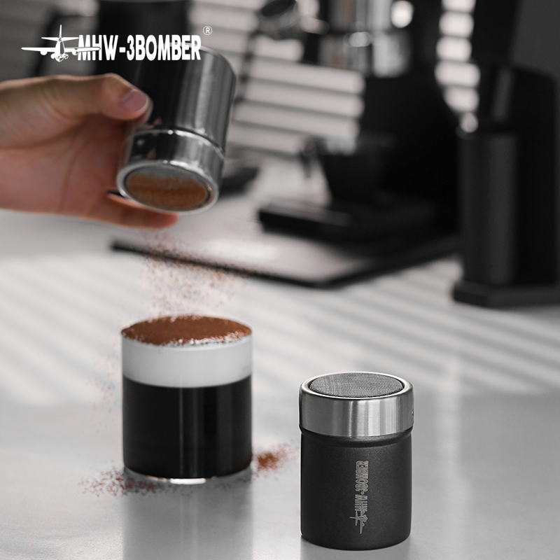 轰炸机吧台撒粉器抹茶可可筛筒