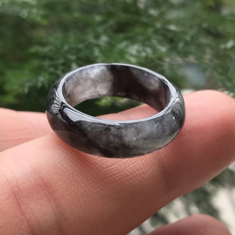 缅甸翡翠指环冰种玉石男女款天然