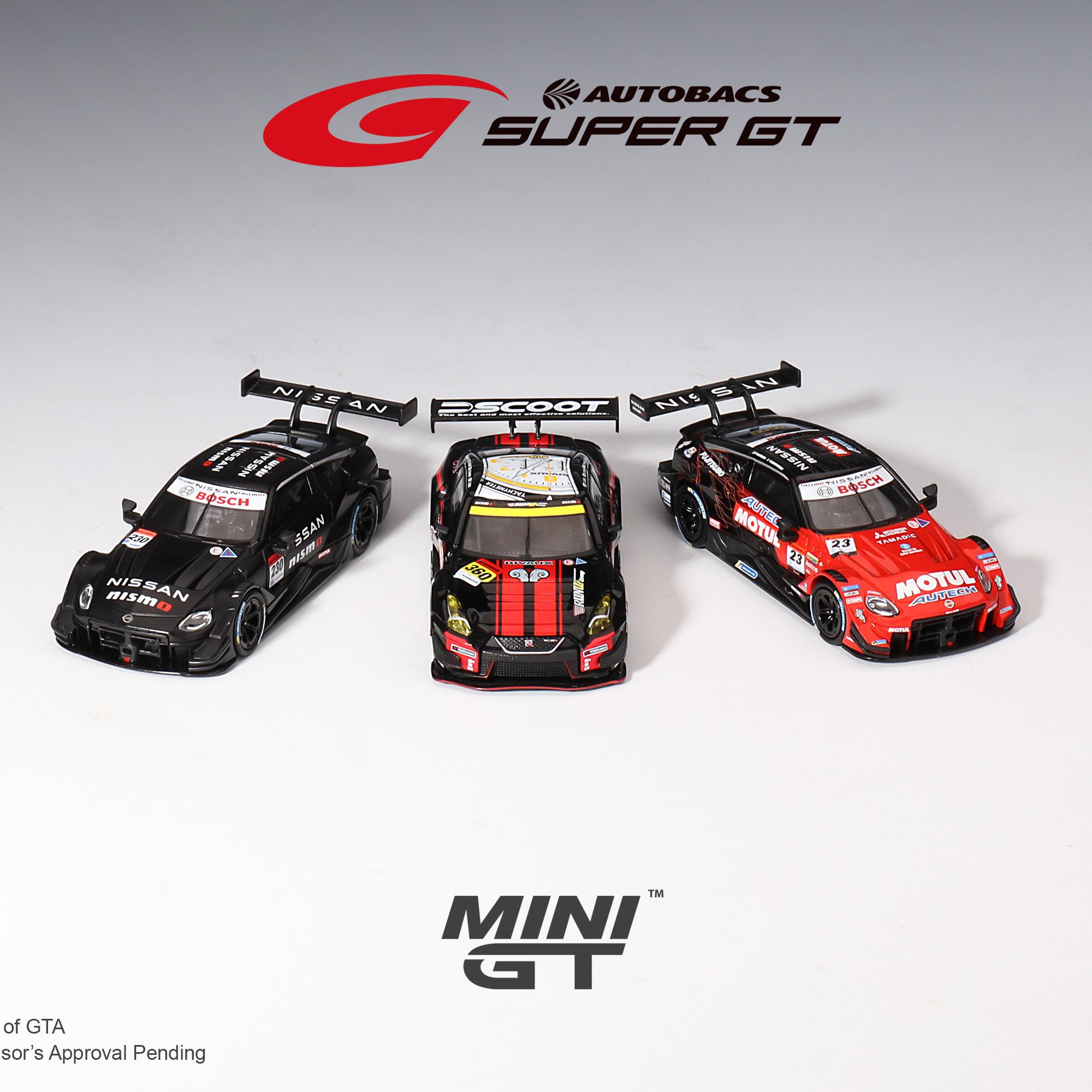 MINIGT 1/64 755/754/756日版GT日产Z500 GTR gt3赛车合金静态模