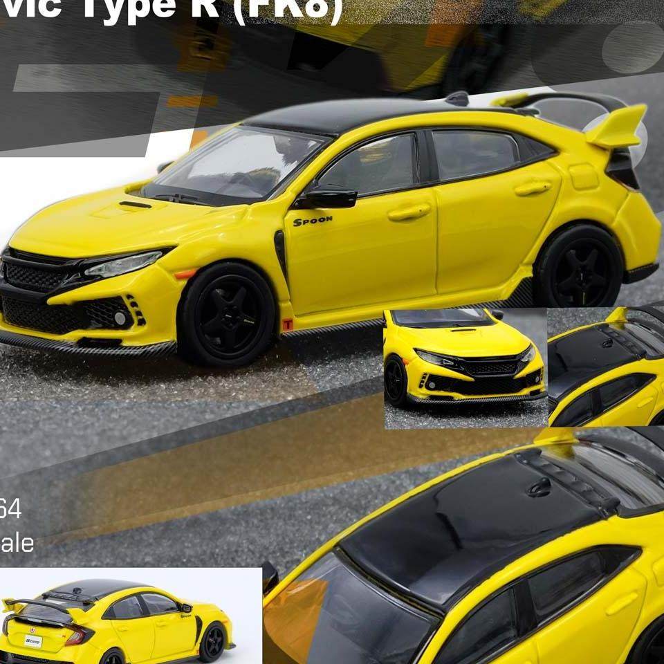 INNO 1/64 HONDA CIVIC TYPE-R (FK8)合金静态模型