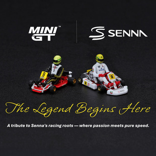 Kart 1156塞纳卡丁车Senna 合金静态模型 1155 MINIGT