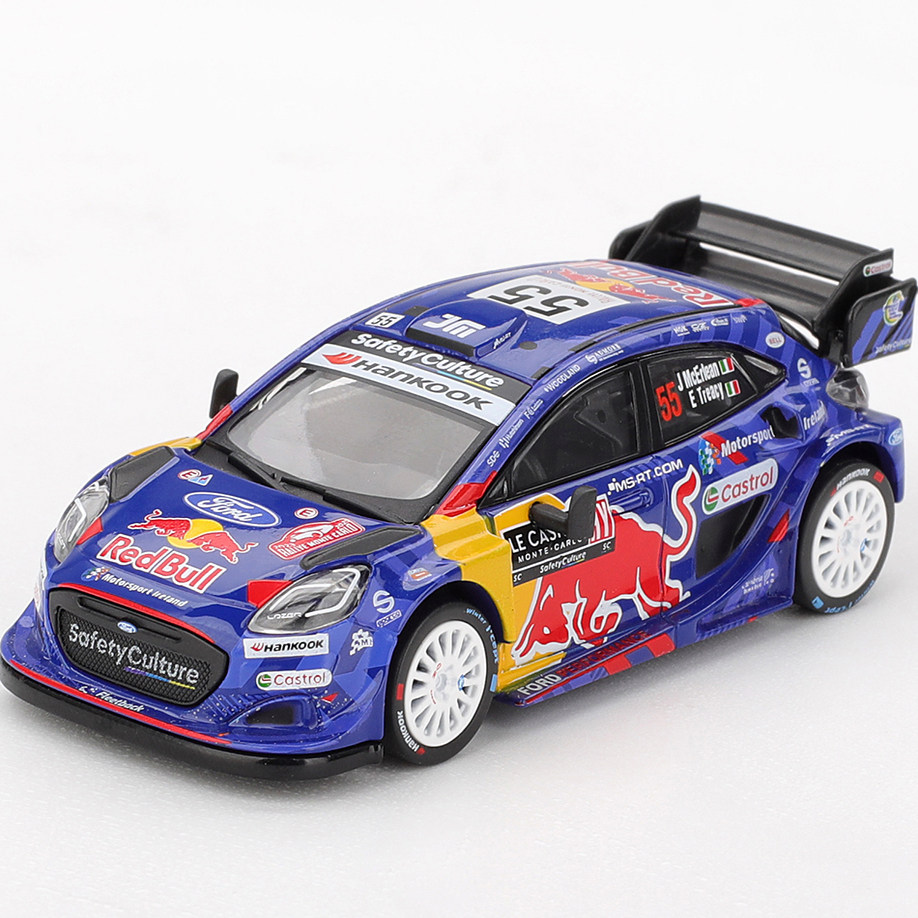 MINIGT 1:64 1176福特Puma Rally1 #55 M-Sport Ford WRT合金模型