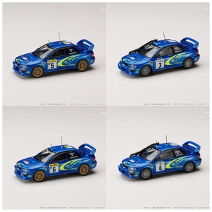 IG + Hobby Japan 64 斯巴鲁IMPREZA WRC 1999合金静态模型