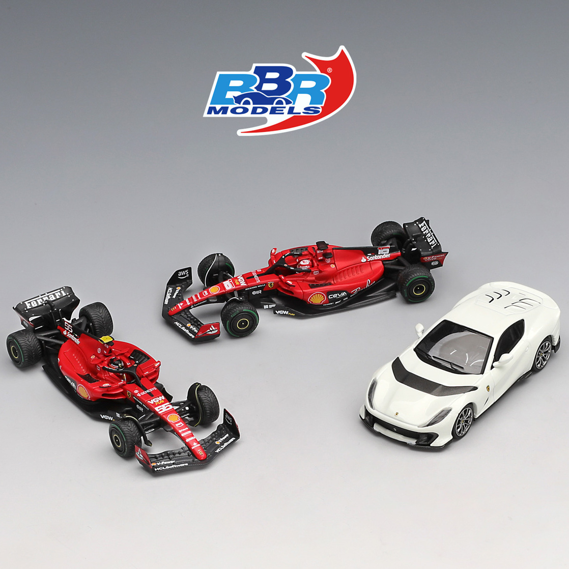 BBR 1/64 法拉利SF23法拉利812合金静态模型